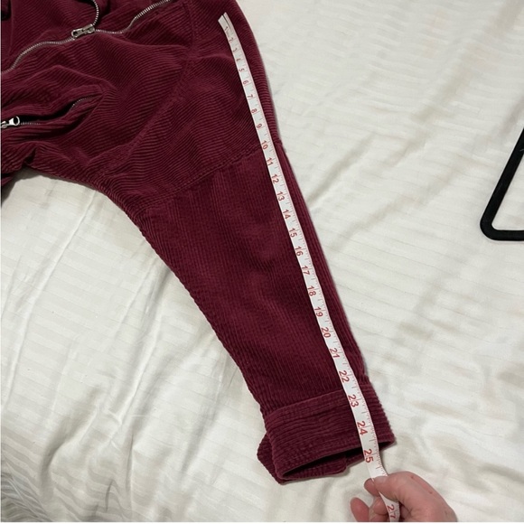 NWT Free People Slouchy Corduroy Dolman Moto
Jacket Merlot Red size Small - Picture 16 of 16